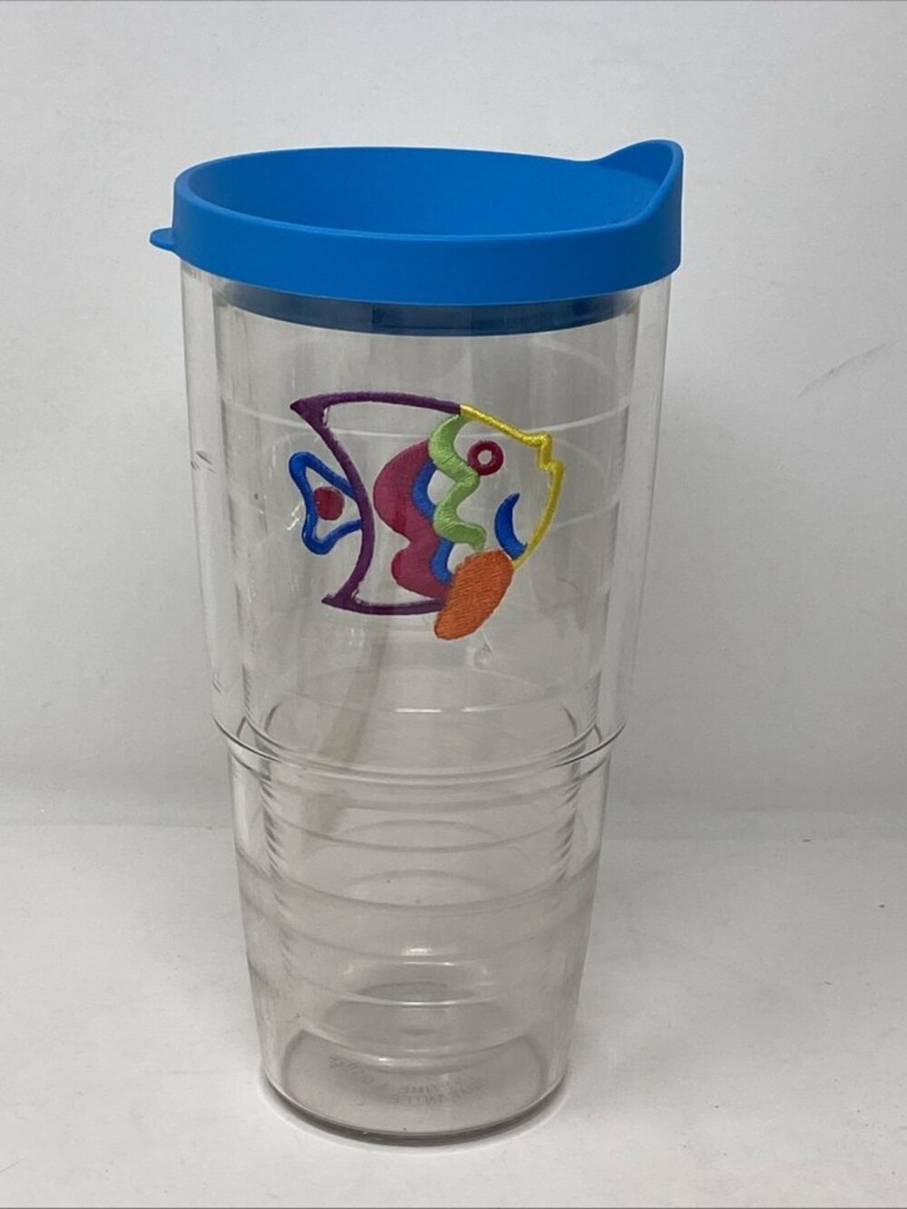 Tervis Tumbler 24oz Double Insulated Cup With Sipping Lid Colorful Angel Fish